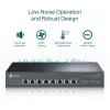 Nevaldomas komutatorius TP-Link TL-SX1008 8 prievadų 10G stalinis / montuojamas į stovą
