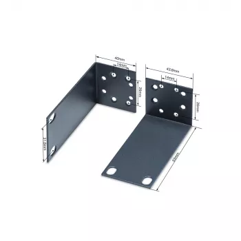 Montavimo rinkinys TP-Link Omada Rack Mount Kit 13 colių metalinis juodas