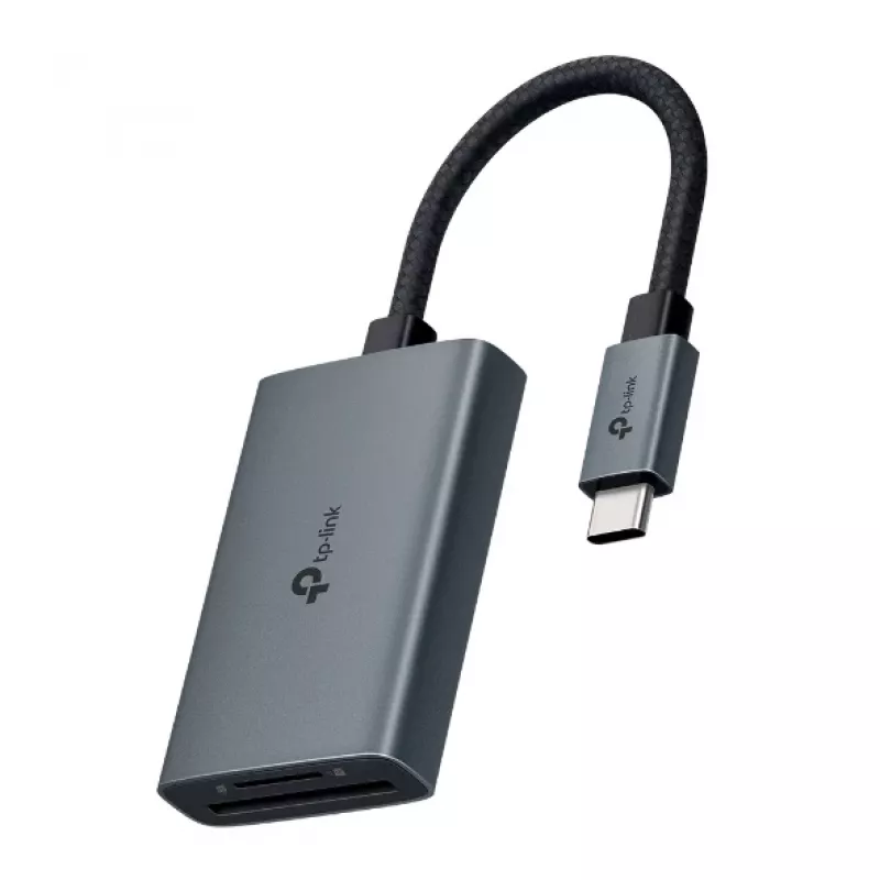 TP-Link UA440C kortelių skaitytuvas USB 3.2 Gen 1 (3.1 Gen 1) Type-C Pilka