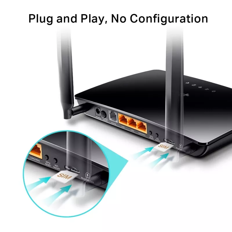 TP-Link N300 4G LTE telefoninis WiFi maršrutizatorius