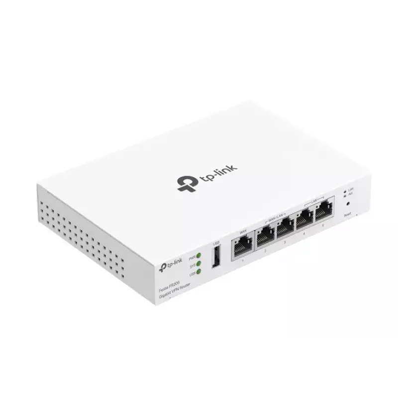 “TP-Link Festa FR205” laidinis maršrutizatorius, 10 Gigabit Ethernet, 100 Gigabit Ethernet, Gigabit Ethernet, baltas