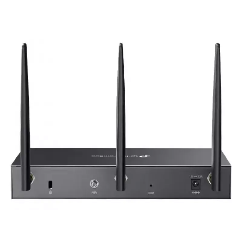 TP-Link Omada AX3000 belaidis maršruto parinktuvas Gigabit Ethernet Dviejų juostų (2,4 GHz / 5 GHz) Juoda