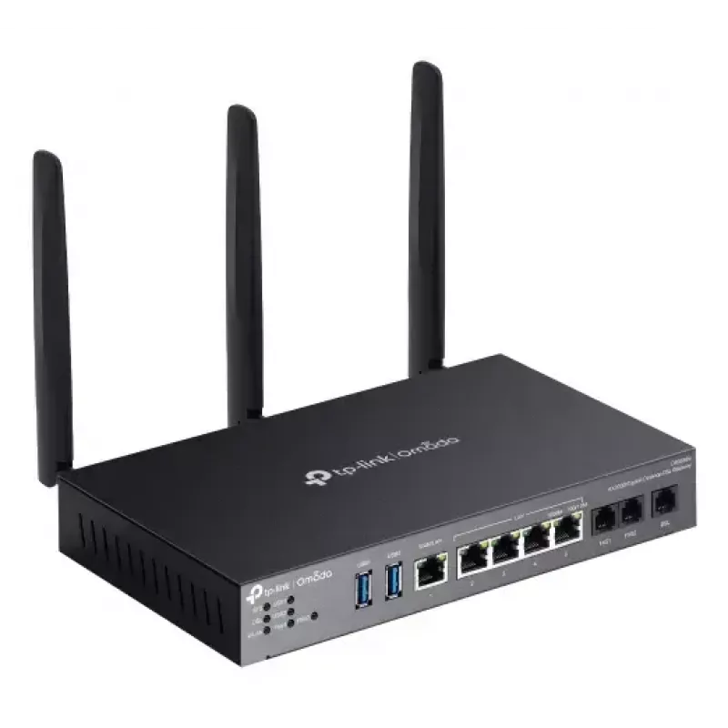 TP-Link Omada AX3000 belaidis maršruto parinktuvas Gigabit Ethernet Dviejų juostų (2,4 GHz / 5 GHz) Juoda