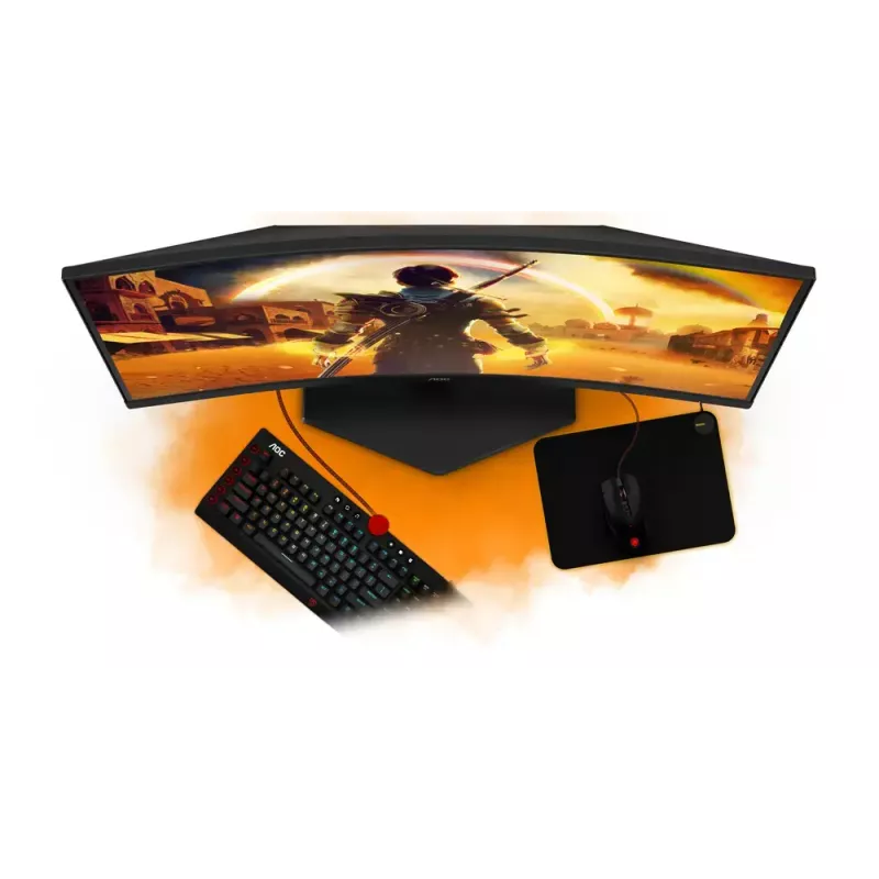 AOC G4 C24G42E kompiuterio monitorius 59,9 cm (23,6 colio) 1920 x 1080 pikselių Full HD LED juodas, raudonas