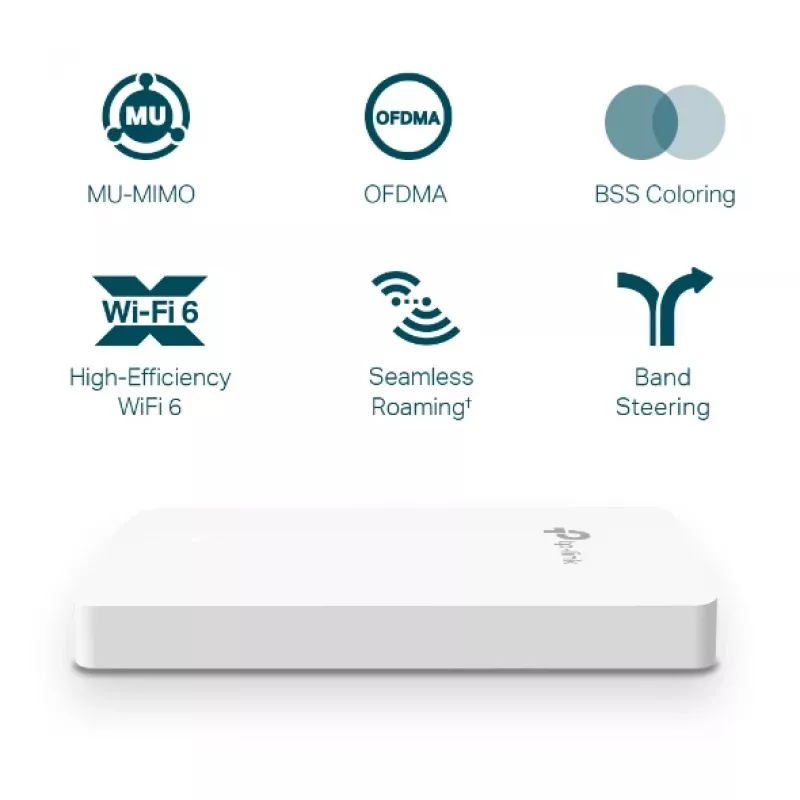 TP-Link Omada AX3000 sieninė plokštė WiFi 6 prieigos taškas