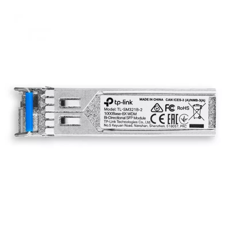 TP-Link Gigabit Single-Mode WDM Bi-Directional SFP Module, Fiber optic, 1250 Mbit/s, SFP, LC, 9/125 µm, BX