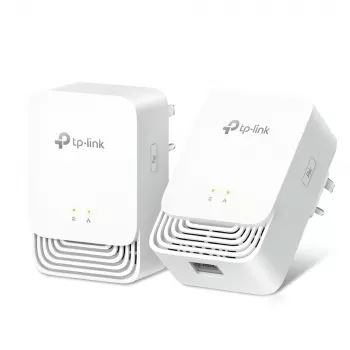 TP-Link G.hn1200 Powerline Kit, 607 Mbit/s, Gigabit Ethernet, 10,100,1000 Mbit/s, HomePlug AV2, 300 m, White
