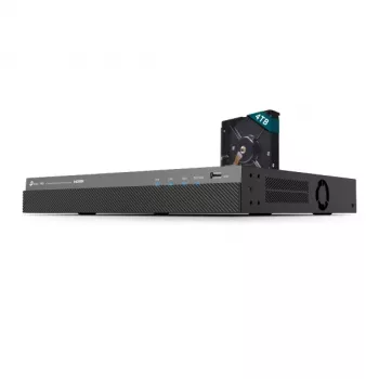Tinklo vaizdo registratorius TP-Link VIGI 16 kanalų PoE+ NVR, 4 TB HDD, 16× 3840×2160 įvestis, 30W PoE vienam prievadui