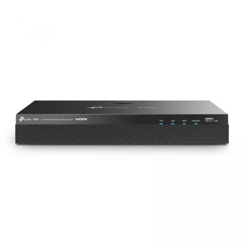 Tinklo vaizdo registratorius TP-Link VIGI 16 kanalų PoE+ NVR, 4 TB HDD, 16× 3840×2160 įvestis, 30W PoE vienam prievadui