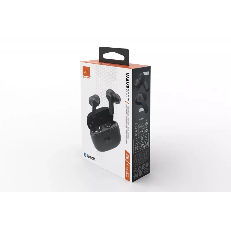 Headset JBL Wave 200 TWS Juoda