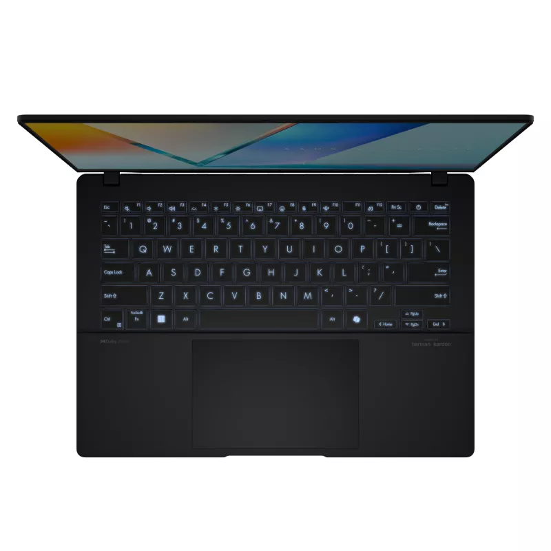 ASUS Vivobook S14 OLED S5406SA-QD151W Copilot+ PC Intel Core Ultra 7 256V nešiojamas kompiuteris 35,6 cm (14 colių) WUXGA 16 GB LPDDR5x-SDRAM 1 TB SSD Wi-Fi 7 (802.11be) Windows 11 Home vokiška juoda