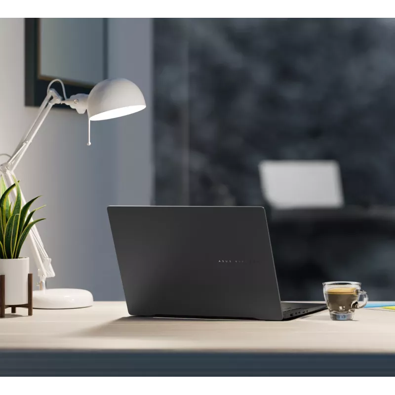 ASUS Vivobook S14 OLED S5406SA-QD151W Copilot+ PC Intel Core Ultra 7 256V nešiojamas kompiuteris 35,6 cm (14 colių) WUXGA 16 GB LPDDR5x-SDRAM 1 TB SSD Wi-Fi 7 (802.11be) Windows 11 Home vokiška juoda
