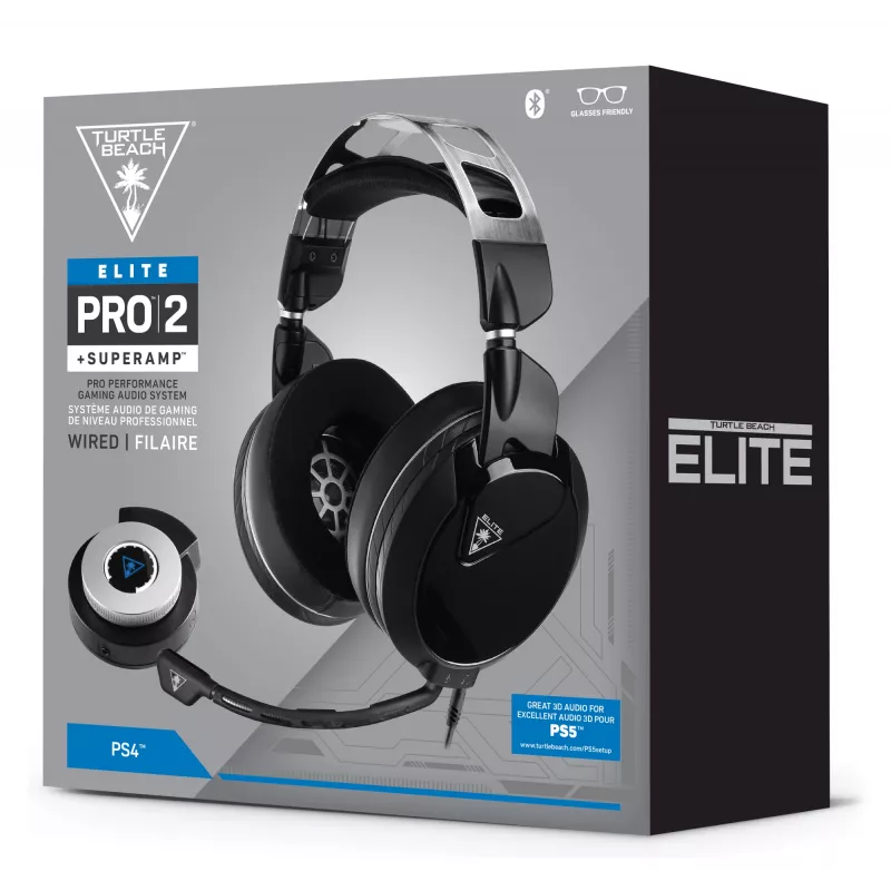 Turtle Beach Elite pro 2 & SuperAmp žaidimų ausinės, skirtos PS5 ir PS4