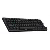 LOGITECH G Pro X TKL Lightspeed belaidė žaidimų klaviatūra - Bluetooth - juoda, vokiška (QWERTZ), lietiminė