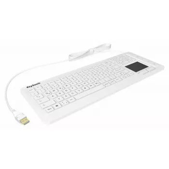 KeySonic KSK-6231 INEL (DE) balta klaviatūra Pramoninė USB QWERTZ Vokiška
