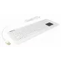 KeySonic KSK-6231 INEL (DE) balta klaviatūra Pramoninė USB QWERTZ Vokiška