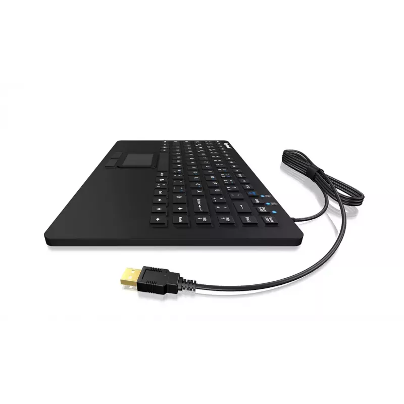 KeySonic KSK-3230IN (DE) klaviatūra universali USB QWERTZ vokiška juoda