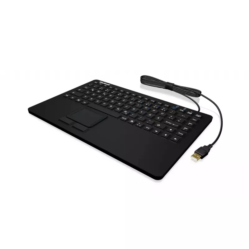 KeySonic KSK-3230IN (DE) klaviatūra universali USB QWERTZ vokiška juoda