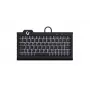 KeySonic KSK-3010ELC (DE) klaviatūra, skirta namams, USB, QWERTZ, vokiška, juoda