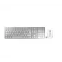 CHERRY DW 9100 plonas klaviatūra Su peliu Universalus RF belaidis + Bluetooth QWERTY UK anglų Sidabrinė