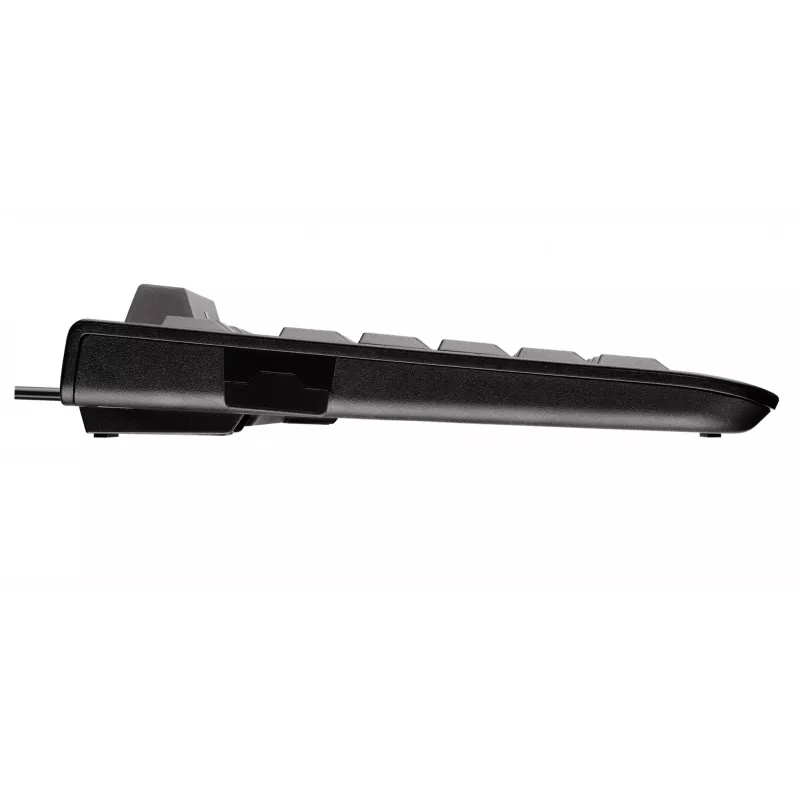 CHERRY KC 1000 SC klaviatūra, skirta biurui, USB, QWERTY, JAV anglų k., juoda