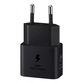 Samsung EP-T2510NBEGWW mobiliojo įrenginio įkroviklis Universalus Juoda USB Greitas įkrovimas Vidinis