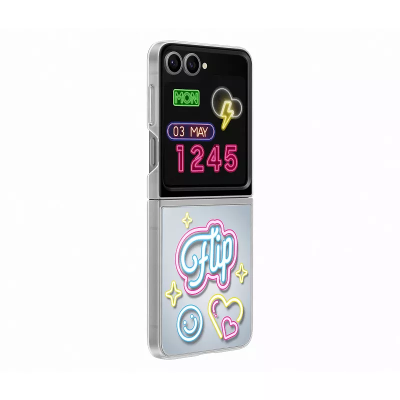 Samsung EF-ZF741CTEGWW mobiliojo telefono dėklas 17 cm (6,7 col.) Dangtelis Skaidrus