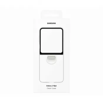 Samsung EF-QF741CTEGWW mobiliojo telefono dėklas 17 cm (6,7 col.) Dangtelis Skaidrus