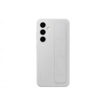 Dangtelis Samsung Galaxy S24 FE vienspalvis pilkas su stalinio stovo funkcija