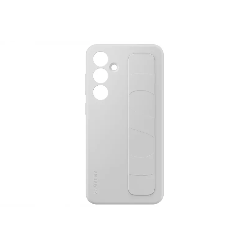 Dangtelis Samsung Galaxy S24 FE vienspalvis pilkas su stalinio stovo funkcija
