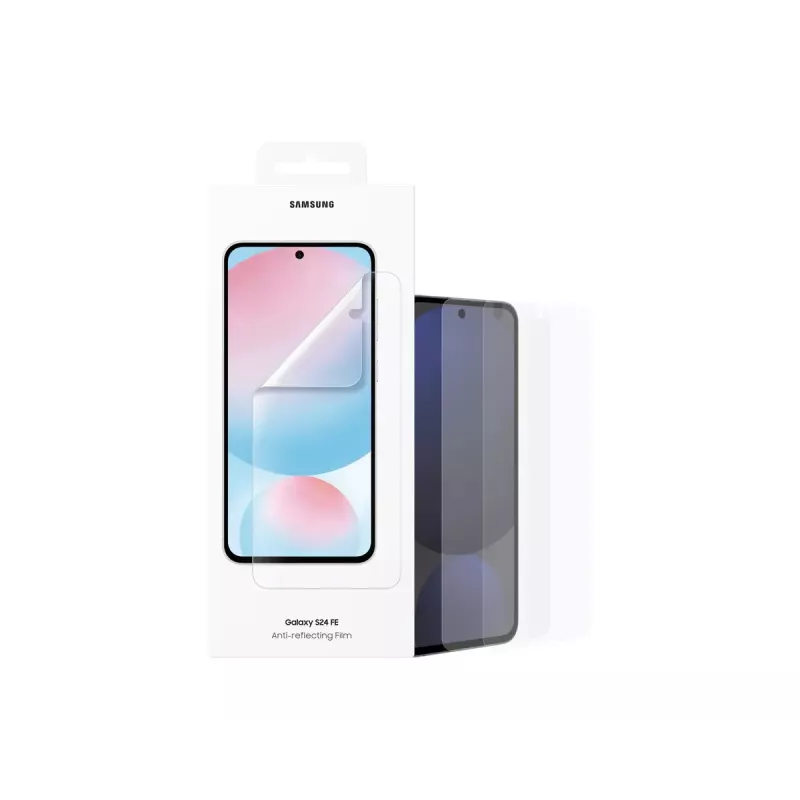 Samsung antirefleksinė ekrano apsauginė plėvelė S24 FE, atspari įbrėžimams, permatoma, 2 vnt.
