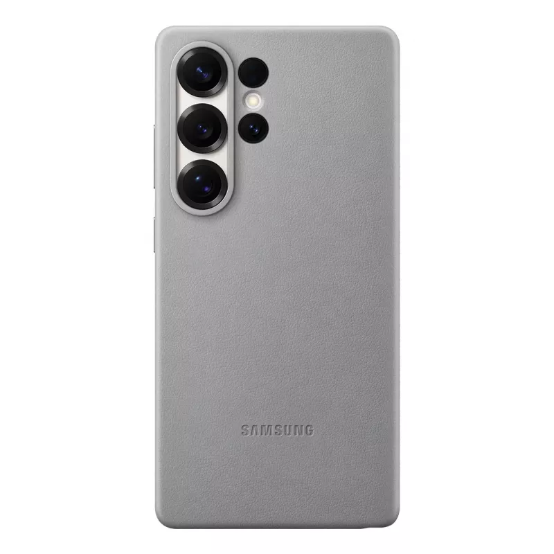 Samsung Kindsuit dirbtinės odos dėklas Galaxy S25, Dangtelis, Samsung, Galaxy S25 Ultra, 17,5 cm (6,9 col.), Pilka