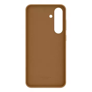 Dirbtinės odos dėklas Samsung Galaxy S25+ dangtelis rudas 6,7 colio