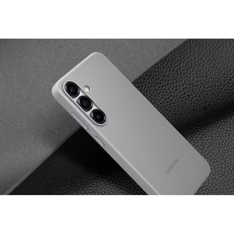 Dirbtinės odos dėklas Samsung Galaxy S25+ dangtelis rudas 6,7 colio