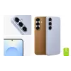 Dirbtinės odos dėklas Samsung Galaxy S25+ dangtelis rudas 6,7 colio