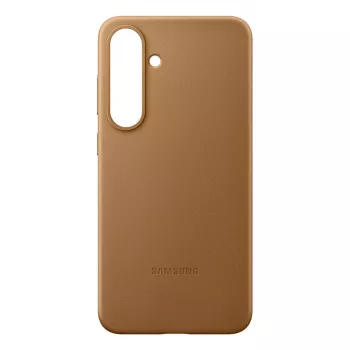 Dirbtinės odos dėklas Samsung Galaxy S25+ dangtelis rudas 6,7 colio