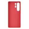 Dangtelis Samsung Galaxy S25 Ultra silikoninis dėklas raudonas vienspalvis