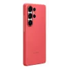 Dangtelis Samsung Galaxy S25 Ultra silikoninis dėklas raudonas vienspalvis