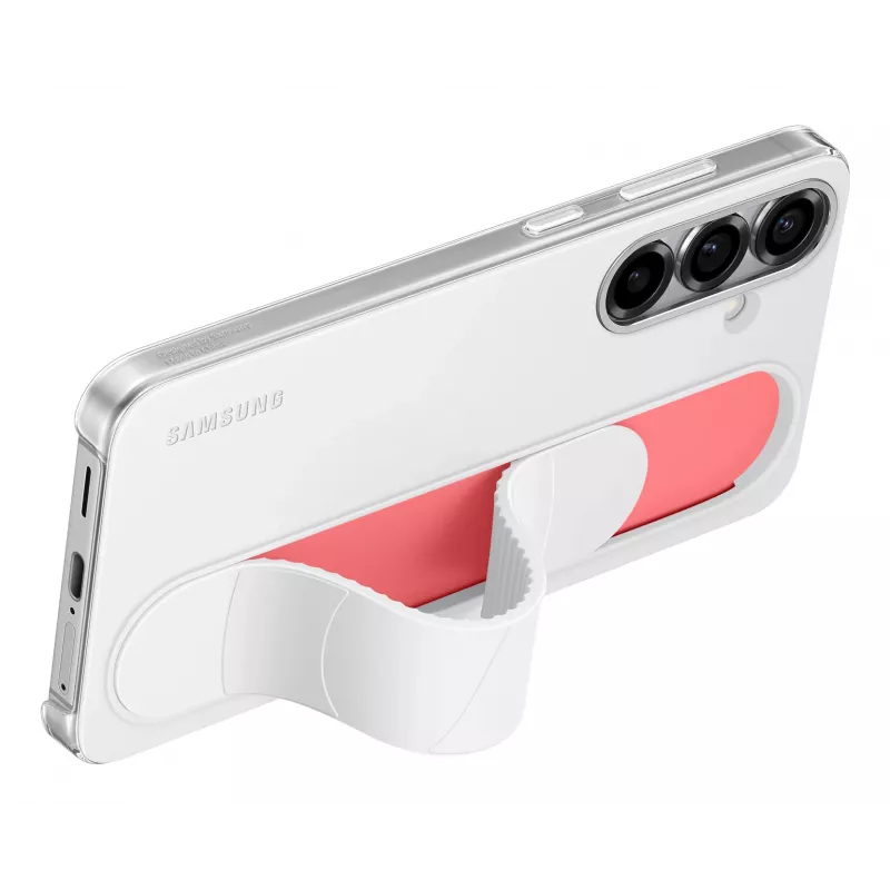 Samsung stovimas laikiklis-dėklas Galaxy S25+, Dėklas, Samsung, Galaxy S25+, 17 cm (6.7 col.), Balta
