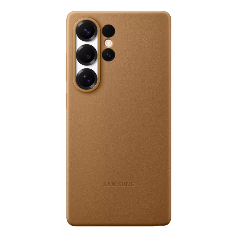Samsung Kindsuit dirbtinės odos dėklas Galaxy S25, Užvalkalas, Samsung, Galaxy S25 Ultra, 17,5 cm (6,9 colio), Ruda