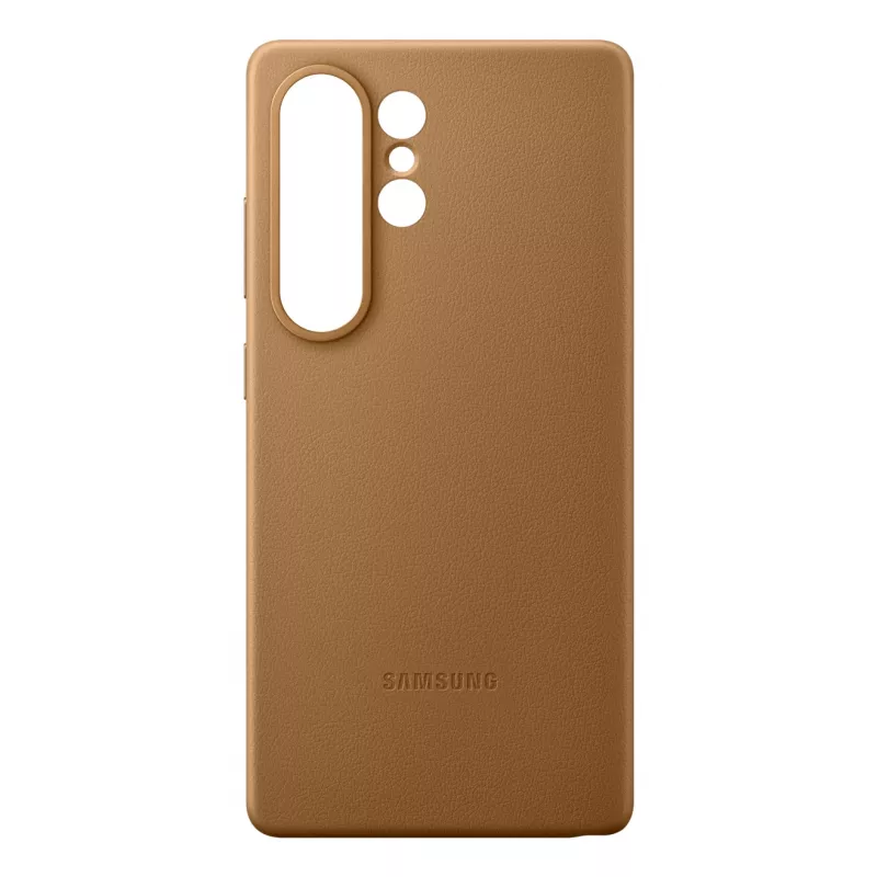 Samsung Kindsuit dirbtinės odos dėklas Galaxy S25, Užvalkalas, Samsung, Galaxy S25 Ultra, 17,5 cm (6,9 colio), Ruda