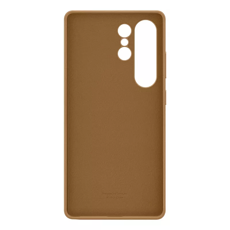 Samsung Kindsuit dirbtinės odos dėklas Galaxy S25, Užvalkalas, Samsung, Galaxy S25 Ultra, 17,5 cm (6,9 colio), Ruda