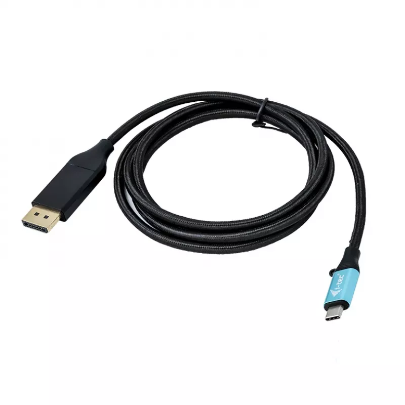 i-tec USB-C DisplayPort kabelio adapteris 4K / 60 Hz 200 cm, 2 m, USB Type-C, DisplayPort, kištukas, kištukas, 3840 x 2160 pikselių