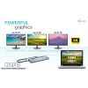 i-tec USB-C Metalinė ergonominė 3x 4K ekrano prijungimo stotelė + 100 W maitinimo tiekimas