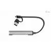 i-tec USB-C/USB-A metalinis HUB 1x USB 3.0 + 3x USB 2.0