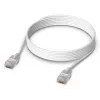 Tinklo komutacinis kabelis UBIQUITI UACC-Cable-Patch-EL-3M-W — Cat6, 3 m, 2,5 GbE, PoE++ (4PPoE), baltas