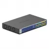 NETGEAR GS516UP Nevaldomas Gigabit Ethernet (10/100/1000) maitinimo per eternetą (PoE) komutatorius, pilkas