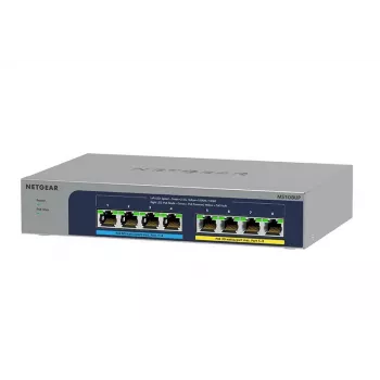 NETGEAR MS108UP Nevaldomas 2.5G Ethernet (100/1000/2500) maitinimas per Ethernet (PoE)