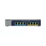 NETGEAR 8 prievadų Ultra60 PoE++ Multi-Gigabit (2.5G) Ethernet Plus komutatorius, valdomas, L2/L3, 2.5G Ethernet (100/1000/2500), pilnas dvipusis ryšys, maitinimas per Ethernet (PoE)