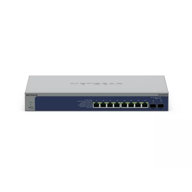 Valdomas komutatorius NETGEAR XS508TM L2/L3/L4, pilkas
